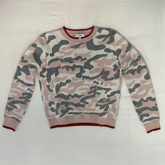 Fate Pink/Gray Camo Sweater | Size Small - Picture 2 of 5
